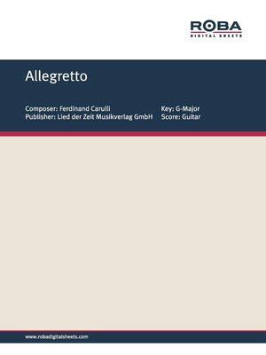 cover image of Allegretto